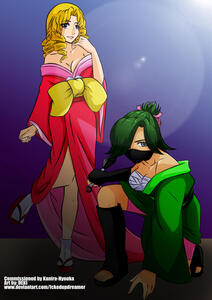 Princess Caelia (Geisha) and Kai (Ninja) OC