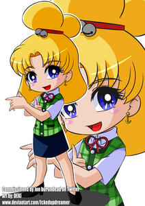 Sailormoon X Isabel (ACNH) Chibi crossover